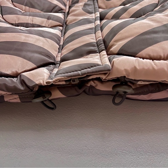 NWT ASOS Design Chocolate Swirl Quilted Limited Edition Padded Puffer Jacket - Picture 6 of 16